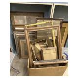 Picture frames and mirrors shelving not included
