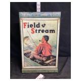 Field & Stream, June 1931 metal and Wood sign