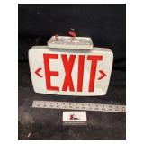 Lighted exit sign