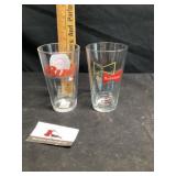 Budweiser glasses