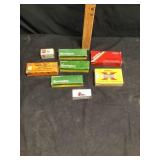 Empty ammunition boxes