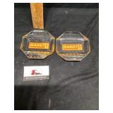 Garst advertising ashtrays