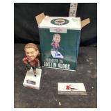 Iowa wild number 25 Justin Kloos bobble head