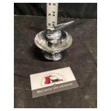 Ronson art deco, glass and chrome table lighter