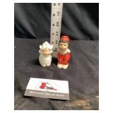 Dutch boy and girls, salt and pepper shakers