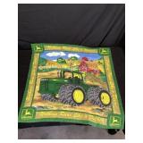 John Deere blanket approximately 31 x 31