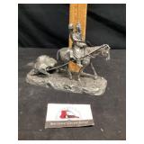 Vintage Philip Kraczkowski pewter statue