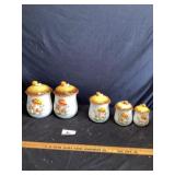Mushroom canister set 1971 Sears
