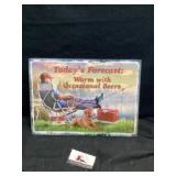 Metal sign approximately 16 1/2 x 12 tall