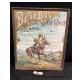 Buffalo Bills wild West poster approximately 19 x