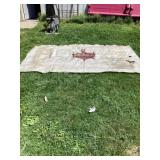 Harley Davidson tarp approximately 10ï¿½ x 5ï¿½