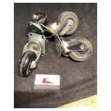 4 castor wheels