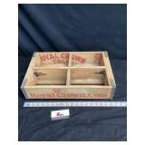 Royal Crown cola wooden crate