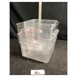 Soap plastic measuring cups