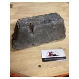 Lead block approximately 9 x 4 1/2 x 3 1/2 tall