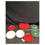 Pyrex covered baking dish and miscellaneous