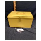 Mid-century modern plastic storage container