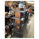 Shelving unit approximately 11 x 12 x 71 tall
