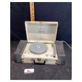 Vintage Sylvaniarecord player spins
