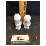 Praying children, salt, and pepper shakers