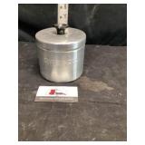 Aluminum grease canister