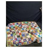 Quilt machine sewn, approximately 42 x 36