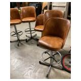 5 mid-century modern adjustable barstools