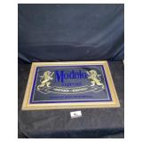 Modelo beer mirror probably 32 1/2 x 22 tall