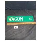 Wagon Road sign