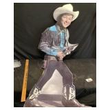 Roy Rogers life-size cardboard poster