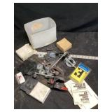 Plastic stencils and miscellaneous