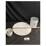 Marble cutting board 16 inches across