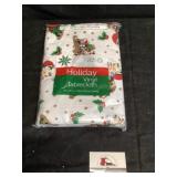Christmas holiday vinyl tablecloth