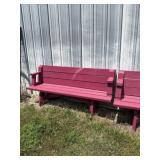 Benches that turn into a picnic table