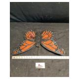 Metal monarch butterfly