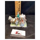 Ceramic horse and buggy