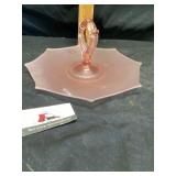 Anchor Hocking, pink depression, glass octagonal