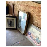 Mirror and two pictures