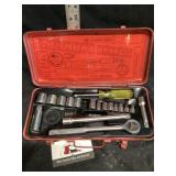 Quarter inch dry socket set