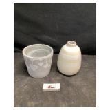 Vase and flower pot