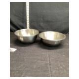 Stainless steel, mixing bowls