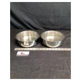 Stainless steel bowls