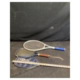 Pickle and tennis ball racket