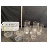 Miscellaneous vases for candles or other items
