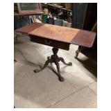 Drop leaf table approximately 22 x 44 x 28 tall