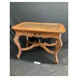 Two piece parlor table approximately 19 1/2 x 27