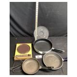 Frying pans and slow cooker
