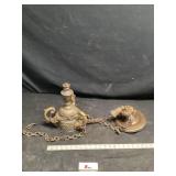 Vintage metal hanging light