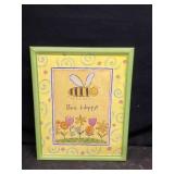 Be happy picture frame 18 by 22 1/4