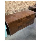 Cedar chest approximately 18 1/2 x 47 x 22 tall